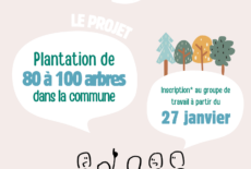 Chantier citoyen – Plantation d’arbres dans la commune